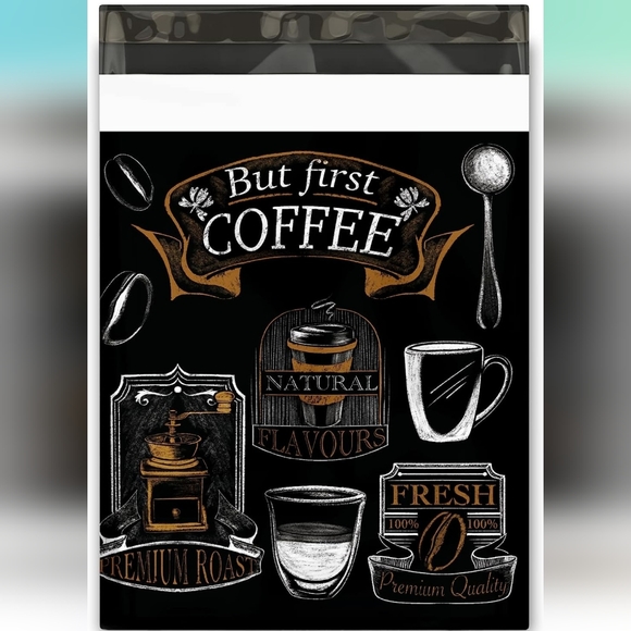 15 Brand New Coffee Polymailers size 10x13 - Picture 2 of 4